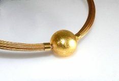 SeilCollier Wechselschliesse gold